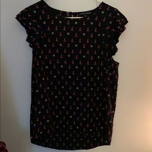 Ruffle sleeve blouse